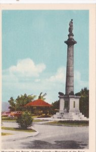 Canada Quebec Monument of The Brave