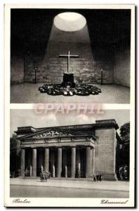 Old Postcard Berlin Ehrenmal