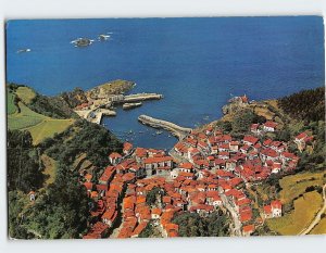 Postcard Seen from above Cudillero Spain