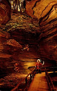 Wisconsin Dells Indian Brave At Witches Gulch 1970