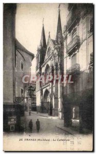 Old Postcard Vannes (Morbihan) La Cathedrale