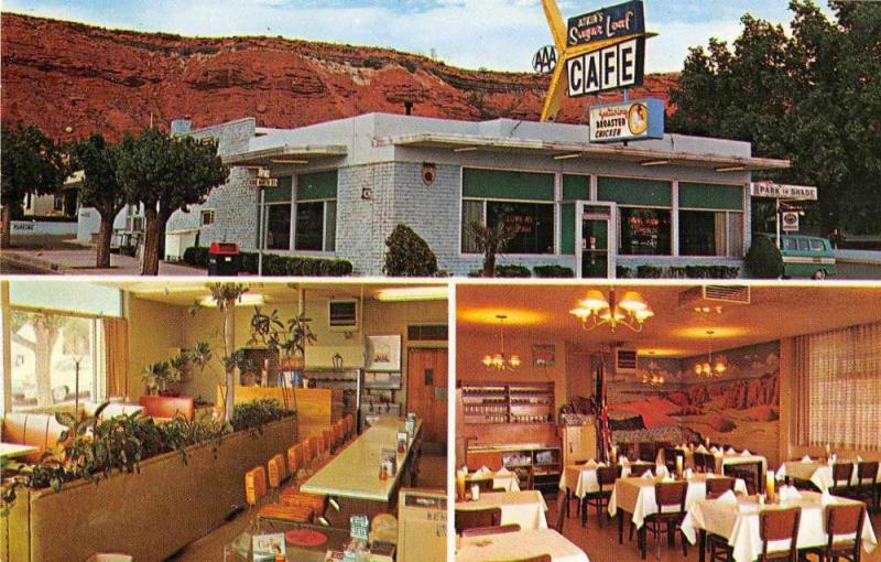 St George Utah The Sugar Loaf Caf Vintage Postcard J53054