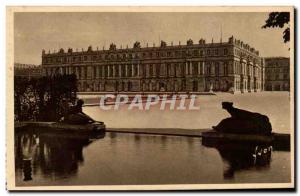 Old Postcard Versailles Palace seen from the office of daybreak