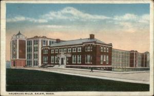 Salem MA Naumkeag Mills c1920 Postcard