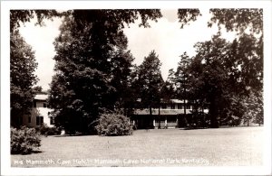 RPPC Mammoth Cave Hotel, Mammoth Cave Nat'l Park KY Vintage Postcard S56