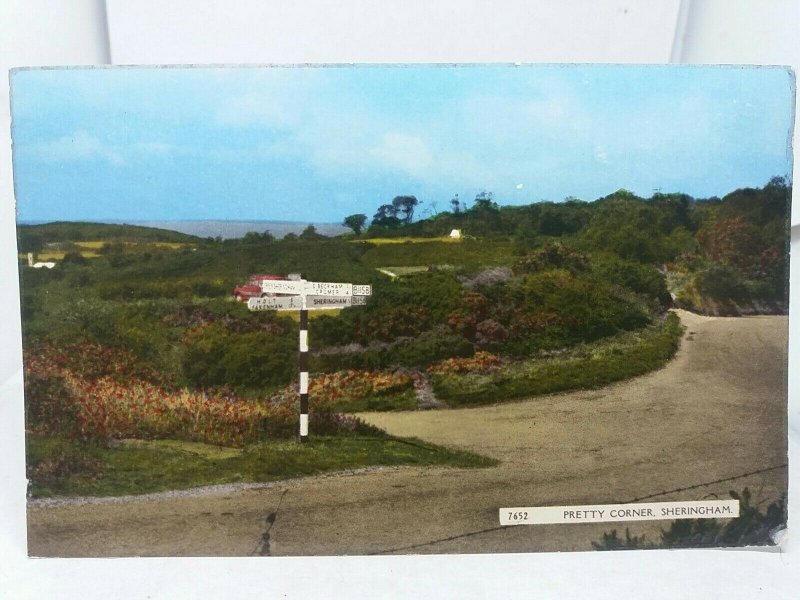 Vintage Postcard Pretty Corner Sheringham Norfolk Posted 1966