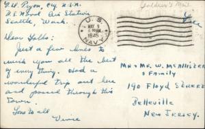 Native American Indian at Mobridge SD 1940s Used Postcard