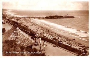 By the Shelters on the West Cliff Bournemouth United Kingdom, Great Britain, ...