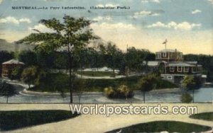 Le Pare Lafontaine, Park Montreal Canada 1919 