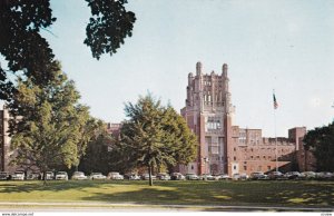 IOWA CITY , Iowa, 1950-60s ; University General Hospital, Classic cars