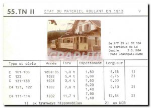 Postcard Modern Material Rouland of State in 1913 February 2, 63 Be and B2 10...