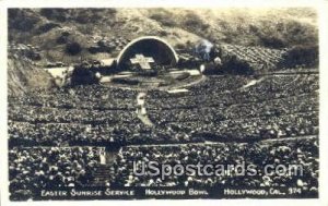 Real Photo Easter Sunrise Service, Hollywood Bowl , CA