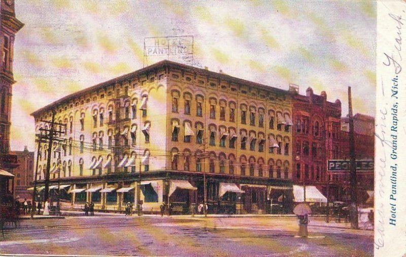 Postcard Hotel Pantlind Grand Rapids MI