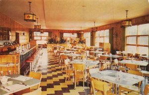 Restaurant Interior St Mary Lodge Glacier National Park Montana postcard