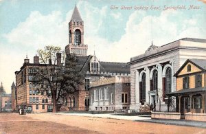 Elm Street looking East - Springfield, Massachusetts MA