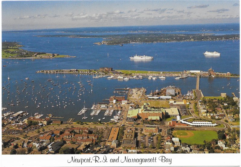 US. Newport, R.I., and Narragansett Bay.   Unused