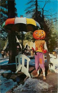 Los Angeles California Amusement Santa's Village Pumpkinhead Postcard 21-6315