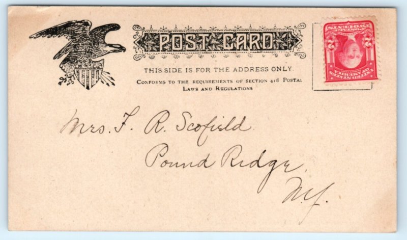 New Canaan CT Brooks Sanitarium Postcard Connecticut