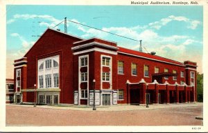 Nebraska Hastings Municipal Auditorium 1949 Curteich