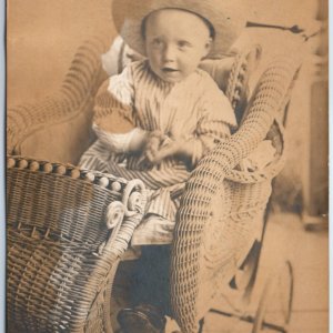 ID'd c1910s Platteville, WI Lester Brown's Boy RPPC Real Photo Maud Hubler A156