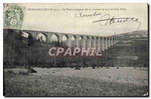 Postcard Old Mussy Sous Duns S and L Viaduct