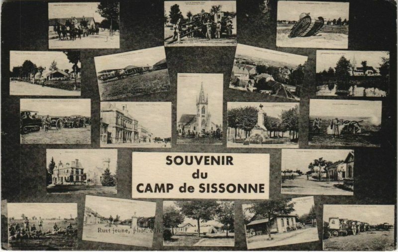 CPA Sissonne Souvenir du Camp de Sissonne FRANCE (1052007)