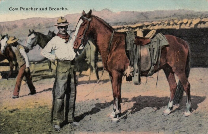 Cow Puncher and Broncho, 1911