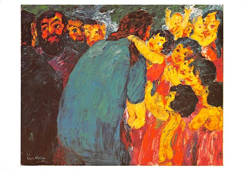 Emil Nolde - Christ among the Children