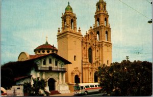 Vtg Mission San Francisco de Asis Dolores California CA Unused Postcard