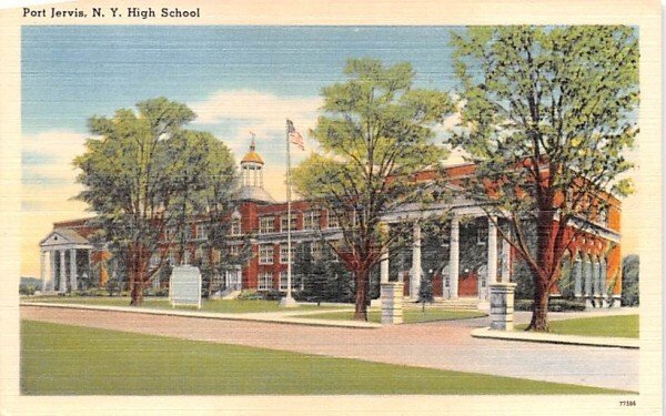 High School in Port Jervis, New York
