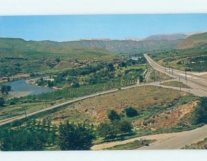 Unused Pre-1980 PANORAMIC VIEW Wenatchee River Valley Washington WA i0058