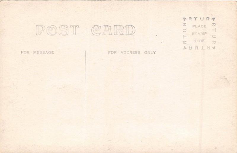 California Ca Postcard RPPC c1920 GLENDORA Ranch Los Alisos Judge Silent