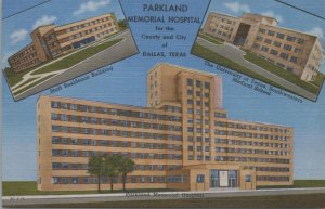 Postcard Parkland Memorial Hospital Dallas Texas TX