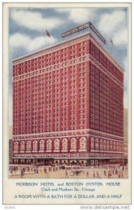 Morrison Hotel and Boston Oyster House,Chicago,Illinois,PU-1916