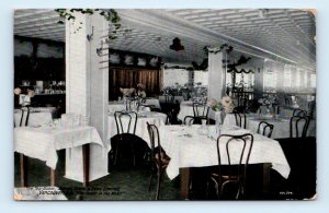 James Stark & Sons Tea Room restaurant interior VANCOUVER Canada 1910 Postcard