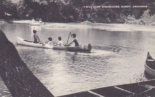 Arkansas Hardy Y W C A Camp Miramichee Canoeing Artvue