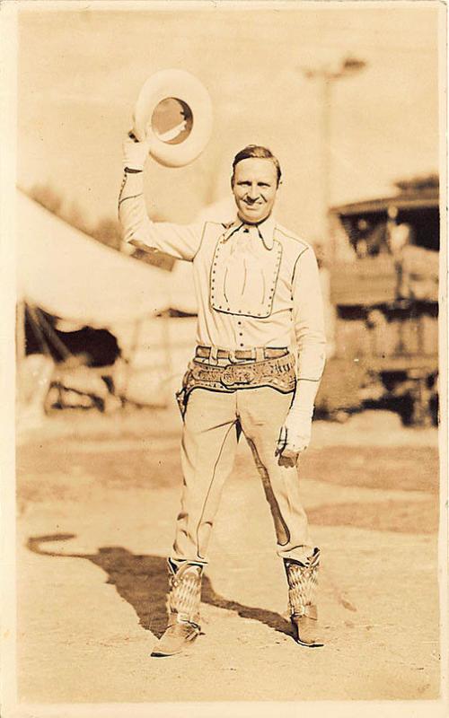 Gene Autry Movie Actor Cowboy Baseball MLB Team Owner Real Photo Postcard