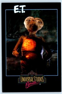 UNIVERSAL STUDIOS, Orlando FL ~ Amusement Park E.T. 1995 ~ 4x6 Postcard