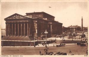 uk24377 st georges hall liverpool real photo uk