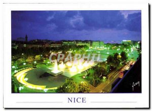 Modern Postcard Nice Alpes Maritimes Space Massena