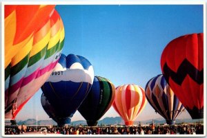 Postcard Hot Air Ballooning Sport USA North America