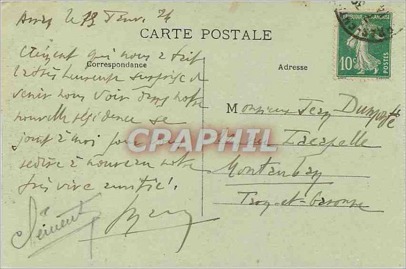 Old Postcard Arras Grand Place