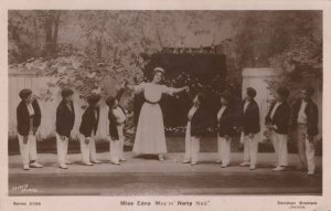 Miss Edna May in Nelly Old Theatre Play Real Photo Postcard