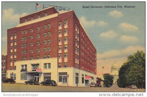 Missouri Jefferson City Hotel Governor 1956 Curteich