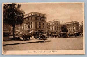 CAIRO EGYPT GRAND CONTINENTAL HOTEL ANTIQUE POSTCARD