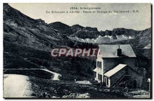Postcard Old Mountaineering Brianconnais De Briancon has Abries Road and refu...