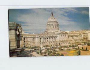 Postcard Civic Center City Hall San Francisco California USA