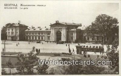 Belgrade Yugoslavia, Jugoslavija La Gare Belgrade La Gare