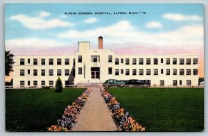 Alpena  General Hospital    Michigan   Postcard