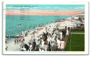 Ocean View, Norfolk, VA Postcard *6S(5)21 